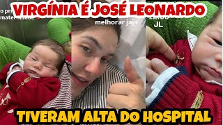 ❤️VIRGÍNIA FONSECA RECEBE ALTA COM JOSÉ LEONARDO DO HOSPITAL ❤️ [upl. by Amek]