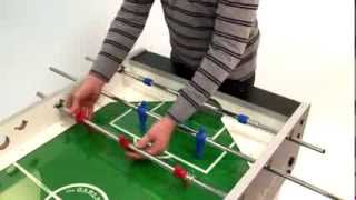 Garlando foosball table assembly with outgoing rods [upl. by Musser774]