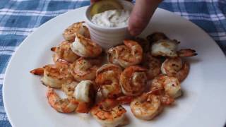 Food Wishes Recipes  Grilled Shrimp with Lemon Aioli Recipe  Grilled Shrimp Recipe with Cured Lemon Aioli [upl. by Rhee978]