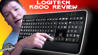 Logitech K800 Wireless Illuminated Keyboard Review  Mindpower [upl. by Nnylharas307]