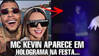 MC KEVIN aparece ao lado de DEOLANE em HOLOGRAMA 🙏❤️ [upl. by Anoynek345]