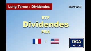 ETF Actions PEA Dividendes 30012024 [upl. by Ogden397]