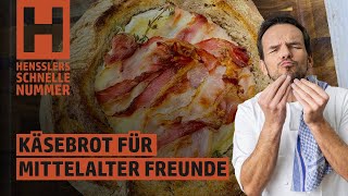 Schnelles Käsebrot für Mittelalter Freunde Rezept von Steffen Henssler [upl. by Latsyrhc]