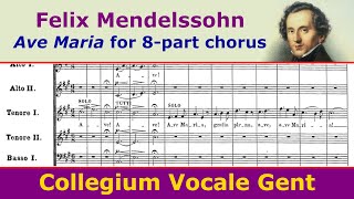 Mendelssohn  Ave maria op 23 no 2 [upl. by Ettenyl]