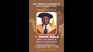 COMMENDATION CEREMONY IN HONOR OF PROF CHRIS AJILA [upl. by Aronas]