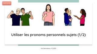 Les pronoms personnels sujets FA1  O43 12 [upl. by Ecreip]