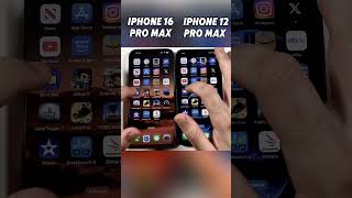 iPhone 16 Pro Max vs iPhone 12 Pro Max SPEED BATTLE ⚡ Who’s the REAL King 👑shortsviralvideo [upl. by Noimad]