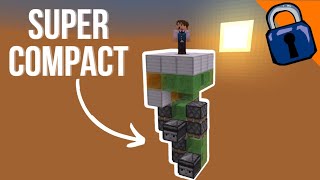 THE BEST 3x3 elevator for minecraft bedrock 121  tutorial [upl. by Sachi916]