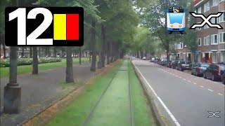 🚊 GVB Amsterdam Tramlijn 12 Cabinerit Amstelstation  Station Sloterdijk Drivers view POV [upl. by Lemmueu]