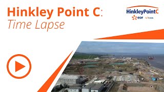 Hinkley Point C timelapse  2016  2020 [upl. by Jago]