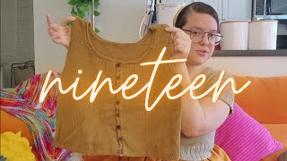 knitting podcast 19  6 summer knits 🌻 chatting about PhD research [upl. by Lajes]