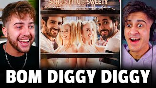 Bom Diggy Diggy Video Song Reaction by Foreigners [upl. by Florrie579]