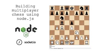 I made an online multiplayer chess game in an HOUR using nodejs and socketio [upl. by Yorke]