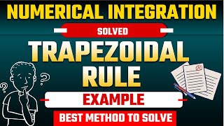 Trapezoidal rule  Examples [upl. by Ellives]