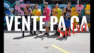 VENTE PA CA Salsa Version by Ricky Martin  Zumba  Salsa  Kramer Pastrana [upl. by Seravaj]