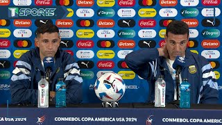 Dibu Martínez y Scaloni RESPALDAN a Bielsa y HABLAN de los ACTOS VIOLENTOS entre Colombia y Uruguay [upl. by Tama90]