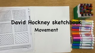 David Hockney sketchbook [upl. by Muhan]