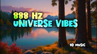 Vibe with the Universe 🌟 888 Hz Binaural Beats amp 8D Soothing Sleep Music [upl. by Devinne687]