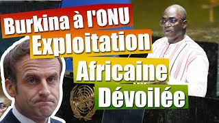 Discours Choc à lONU du Burkina Faso Justice Égalité et Refus de la Dette Coloniale [upl. by Mosier]