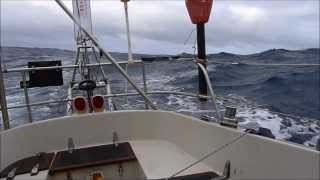 Sailing across the Bay of Biscay singlehanded from Vigo Spain to Plymouth UK [upl. by Haleehs848]