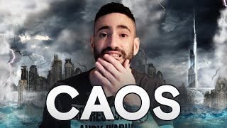 SOBREVIVI À PIOR TEMPESTADE DO DUBAI 🌪️🌊 [upl. by Heiney]