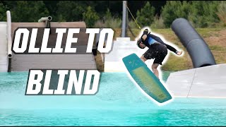 OLLIE TO BLIND  WAKEBOARDING  HOW TO  CABLE [upl. by Anneuq]