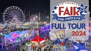 LA County Fair 2024  Full Guide and Tour  Rides  Food  Animals  Exhibits [upl. by Arayk29]