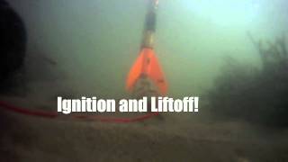 Underwater Model Rocket Launch [upl. by Celisse]