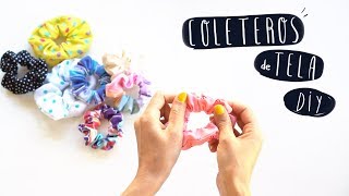 DIY como hacer coleteros de tela ¡también sin coser [upl. by Cymbre867]