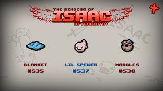 Binding of Isaac Afterbirth Item guide  Blanket Lil Spewer Marbles [upl. by Arrim932]