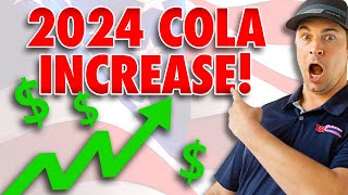 2024 COLA Increase Is 32 OFFICIAL [upl. by Devin]