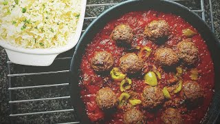 ItalianInspired  Baked Meatballs with Rich Tomato Sauce  Jiyas Patisserie amp Cooking Studio [upl. by Drooff]