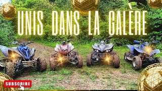 Randonnée Chaotique pour nos 4 quads quads fail kymco raptor [upl. by Koran]