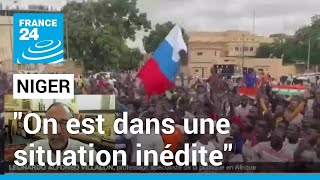 Coup d’Etat au Niger  quoton est dans une situation inéditequot • FRANCE 24 [upl. by Leigha]