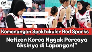 “Netizen Korea Beri Standing Ovation Kemenangan Red Sparks Bersama Megawati dan Vanja Bukilic [upl. by Bissell]