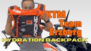 KTM Team Erzberg Hydration Backpack Unboxing [upl. by Ellerol]