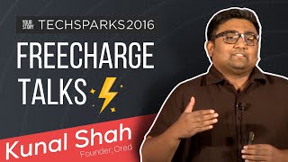 Kunal Shah Founder amp CEO Freecharge talks at Tech Sparks 2016  From the Vault [upl. by Averill748]