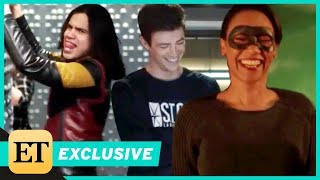 The Flash Cast Cant Stop Laughing in Season 4 Bloopers Exclusive [upl. by Mat]