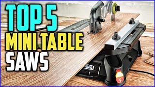 Top 5 Best Mini Table Saws In 2020 [upl. by Quartas191]