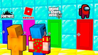 COMO Jugar MINECRAFT en OTROS JUEGOS 😱 GTA 5 ROBLOX AMONG US o FORTNITE [upl. by Iggy]