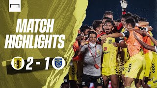 Highlights Hyderabad 21 Kerala Blasters Malayalam  Ogbeche scores Vincy stunner  KBFC  ISL [upl. by Aleicarg725]