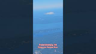 Flying over Potomac River Fredericksburg VA [upl. by Aihsenrad]