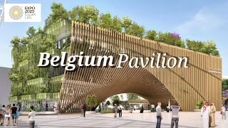 Belgium Pavilion Expo 2020 Dubai quotThe Green Archquot 4K Walking Tour  Dubai UAE [upl. by Winstonn]