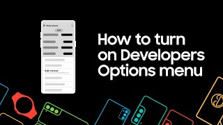 How to turn on Developer Options menu on your Galaxy Smartphone [upl. by Oiredised]