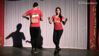 Aprenda a bailar salsa caleña con Delirio cómo hacer repiques [upl. by Lytsyrk]