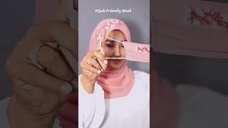 Hijab friendly mask hijabmask handworkmask [upl. by Aray]