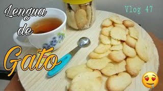 Lengua de gato recipe  Crispy and buttery  Melt in your mouth  Butter cookies  Filipino cookies [upl. by Enyala]