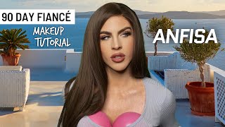 90 Day Fiancé PARODY  Anfisa Makeup Tutorial [upl. by Ursuline]