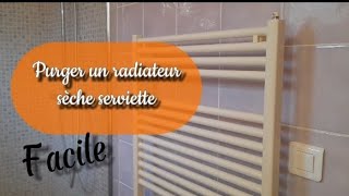 Comment purger un radiateur de chauffage SDB [upl. by Poppy]