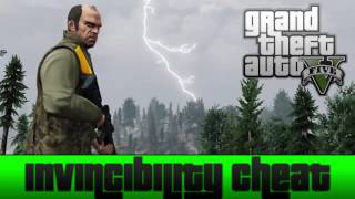 GTA 5 Cheat Code INVINCIBILITY PS3XBOX 360 GTA V [upl. by Llerdna]